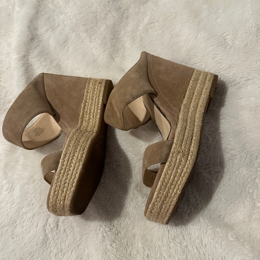 Jessica Simpson Brown Wedge Sandals - Picture 3 of 5